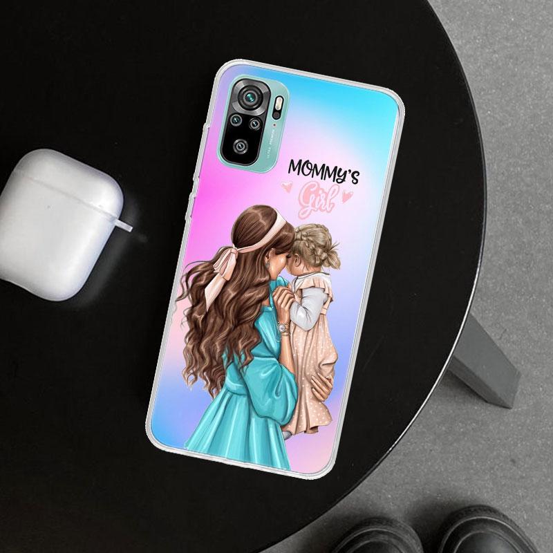 Woman Fashion Girl Super Mom Baby Phone Case Cover for Xiaomi Redmi Note 15 14 13 12 11 Pro Plus 14S 12S 11S 11T 11E 10S 10 Cust