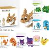 Pokemon Diy Building Blocks Figures Set Pikachu Plastic Toy Model Kids Gift