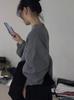 Women's Ribbed Round Neck Wool Sweater - Loose, Slimming Knit Pullover, New Fashion Style