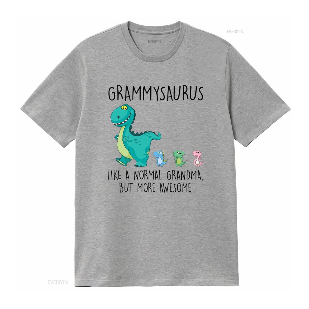 Grammysaurus Like A Normal Grandma But More Awesome T Shirt Mothers Day GifT Vintage Washed Graphic Fashion Stylish Stretched
