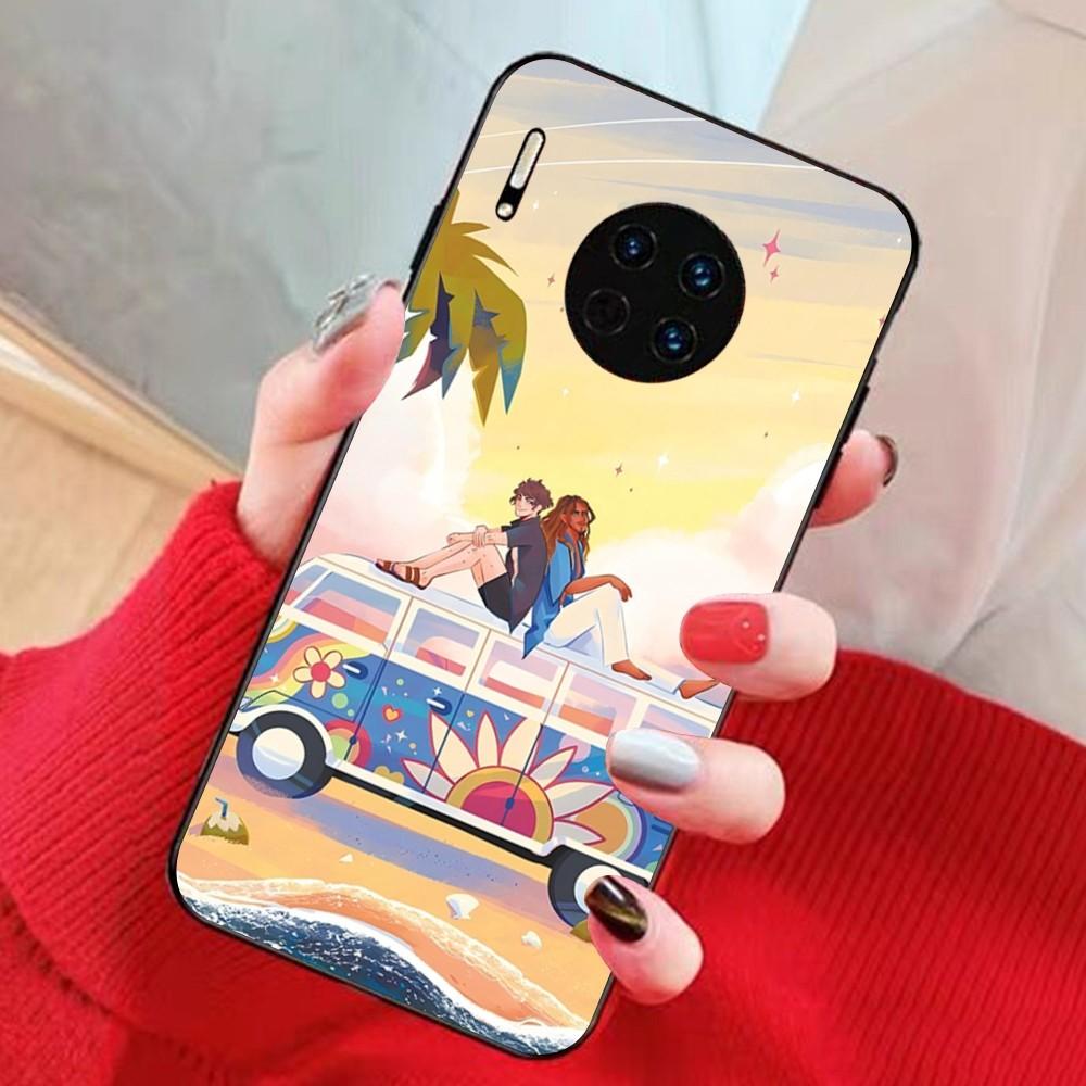 

Red White Royal Blue Phone Case For Huawei Mate 10 20 30 40 50 lite pro Nova 3 3i 5 6 SE 7 pro 7SE Huawei Nova 4E
