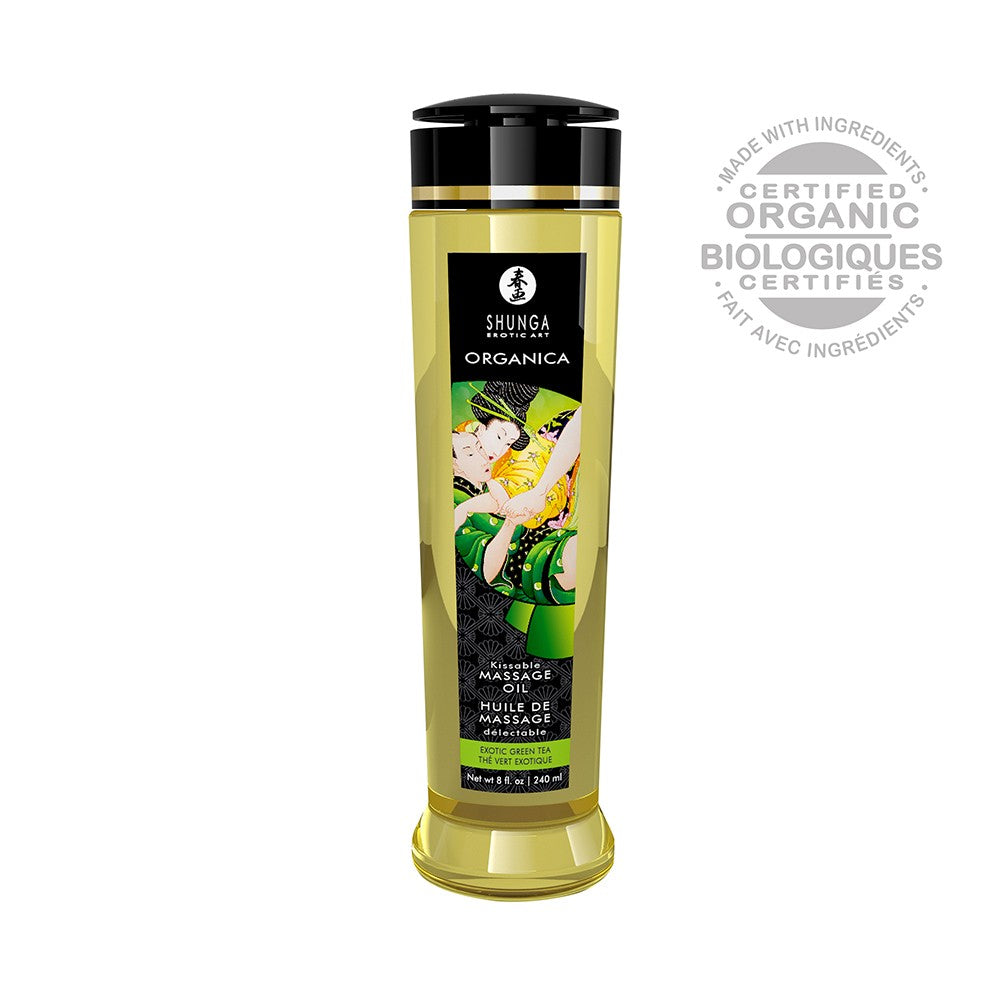 Aphrodisiac Massage Oil Organica Bio Green Tea 240ml Cc1311