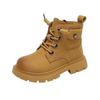 2025 Autumn/Winter New Martin Boots - Boys' & Girls' Fleece-lined Soft Sole Cotton Boots, British Style