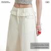 unifree Korean Style Lace Hem Wide-Leg Pants