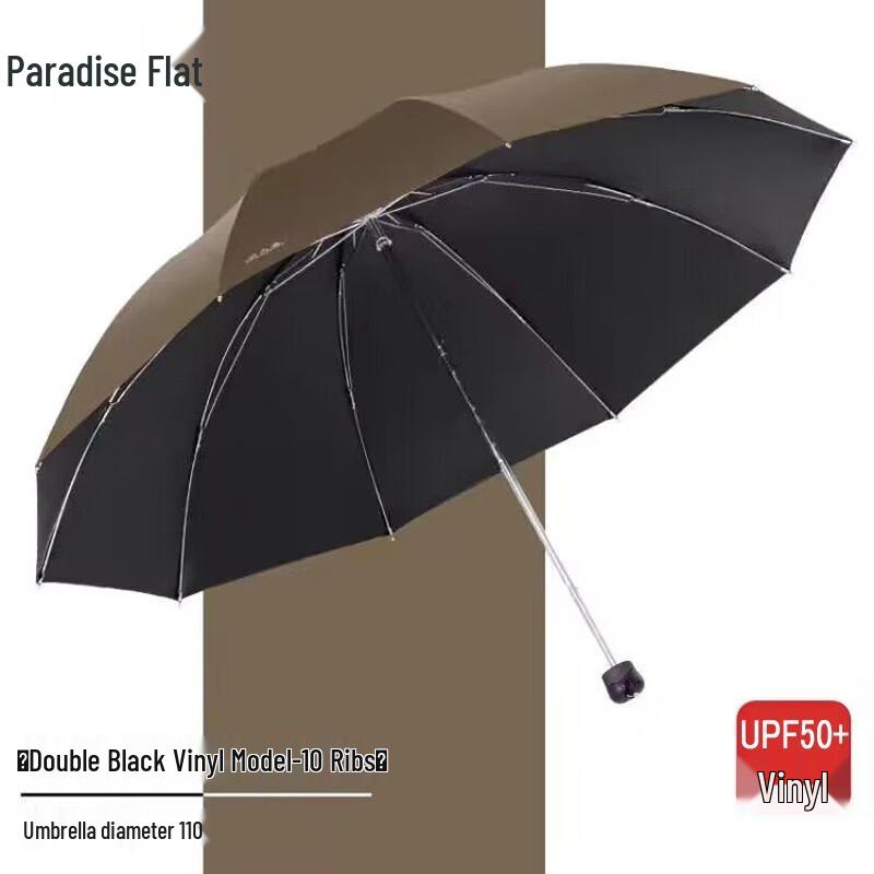Paradise Large Business 3-Fold UV Sun/Rain Umbrella