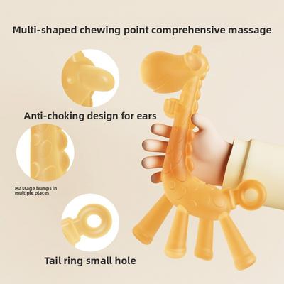 Food Grade Baby Anti-Eating Hand Baby Giraffe Teething Stick