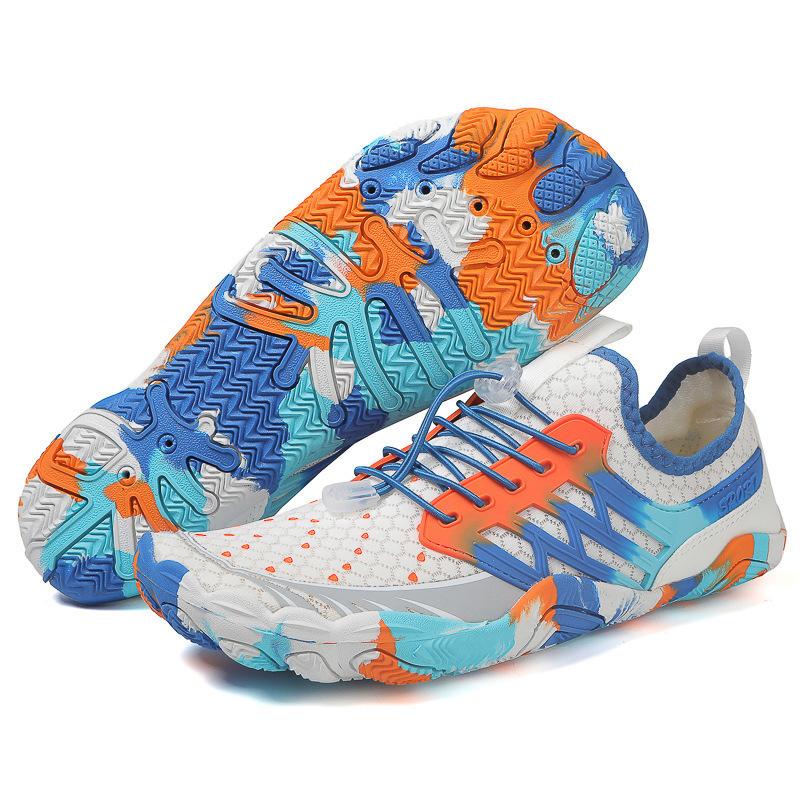 New beach shoes women's wading shoes men's swimming shoes quick-drying breathable river tracing shoes water shoes single
