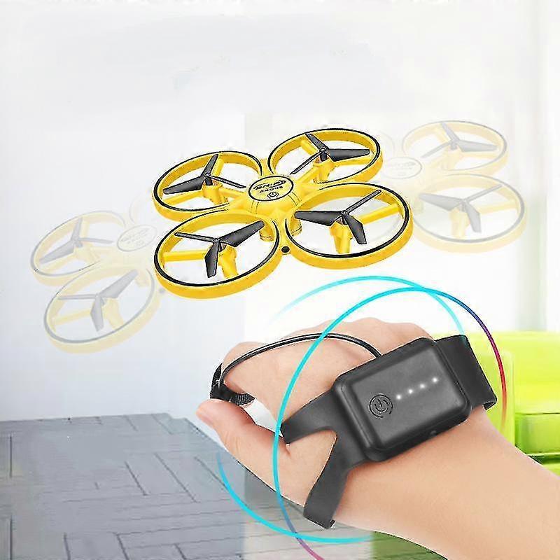 Mini-Drohne für Kinder, Gestensteuerung Drohne, Surppannyc Manuell gesteuerte Drohne mit Sensor, Indoor-Drohne für Kinder, Kleiner RC-Quadcopter, 360-Grad-Flip, Mit LED-Licht