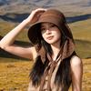 Breathable Weaving Fisherman Hat Foldable Beach Hat Korean Bucket Hat  Women