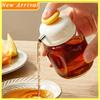Glass Oil Squeeze Bottle Portion Control Seasoning Tool Soy Sauce Vinegar Dispensers Lemon Juice Pouring Jar for Kitchen Gadgets