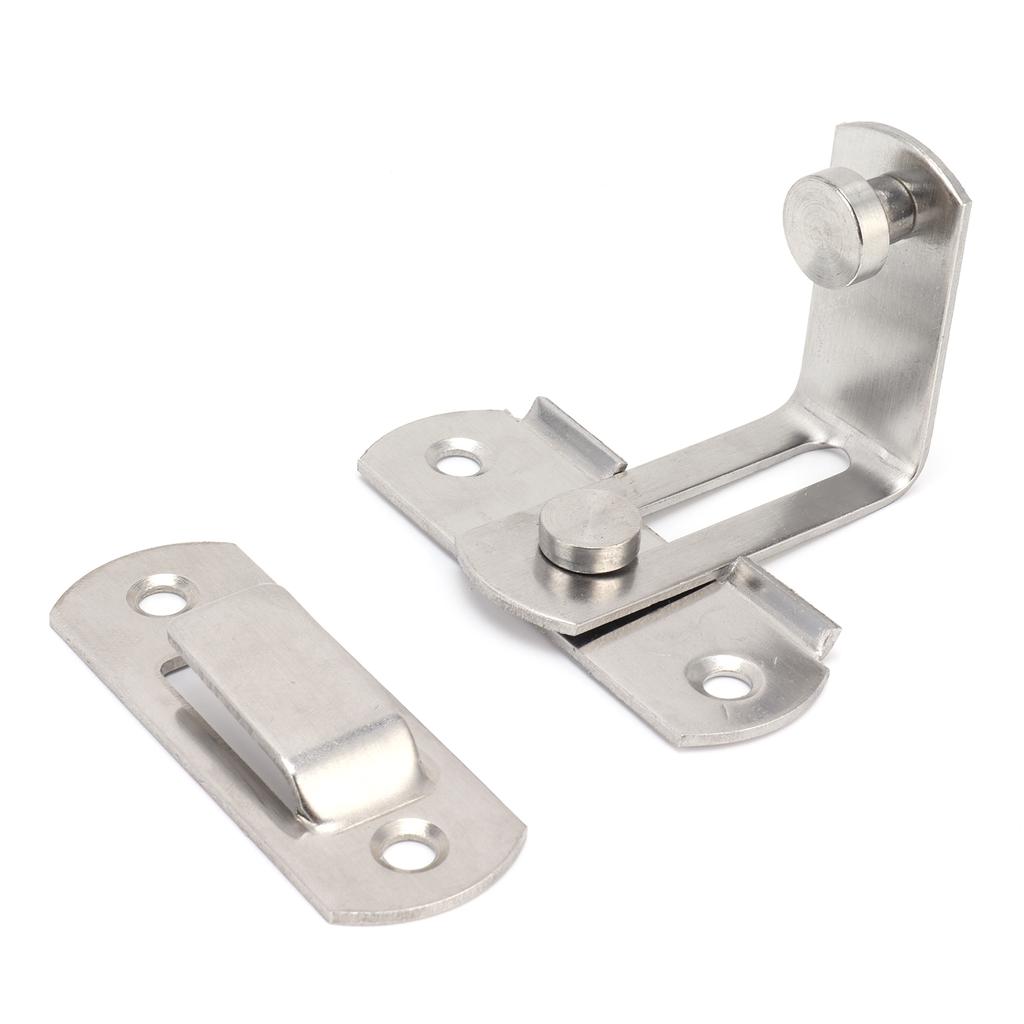 90 Degree Angle Barn Door Latch Buckle Stainless Steel Sliding Door Hardware Accessory