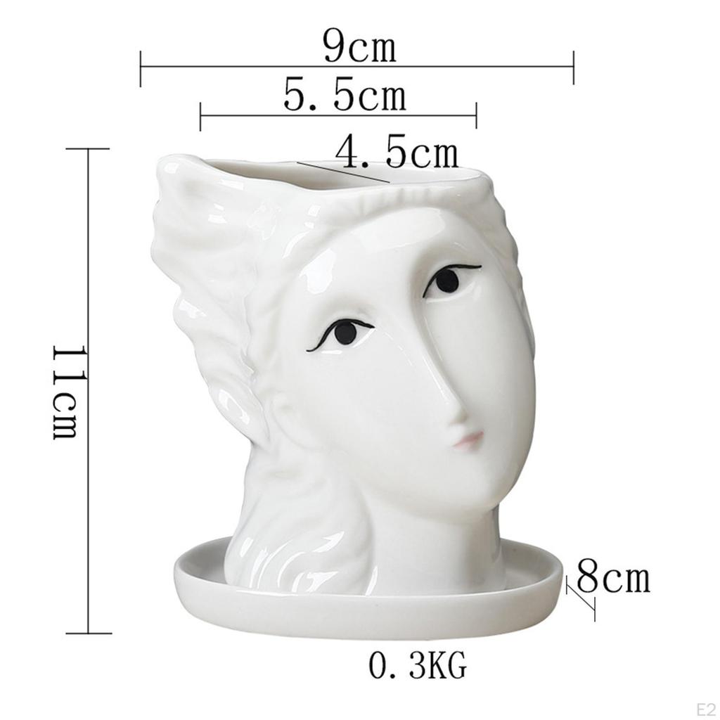 Pot / Er Indoor and Outdoor Ceramic Er, Cute S Flower Pot,No