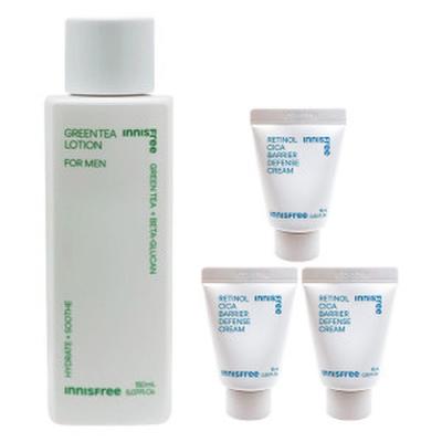 Green Tea Lotion for Men 150ML+ (Free Cica Trace Barrier Cream 10mlx3)