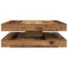 Vidaxl Couchtisch 360 Grad drehbar Altes Holz 90X90X34,5 Cm
