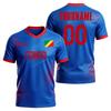 Japan Algeria Congo Curacao Flag Football T Shirt Custom Name Number Printed Short Sleeve Casual Oversized Tops