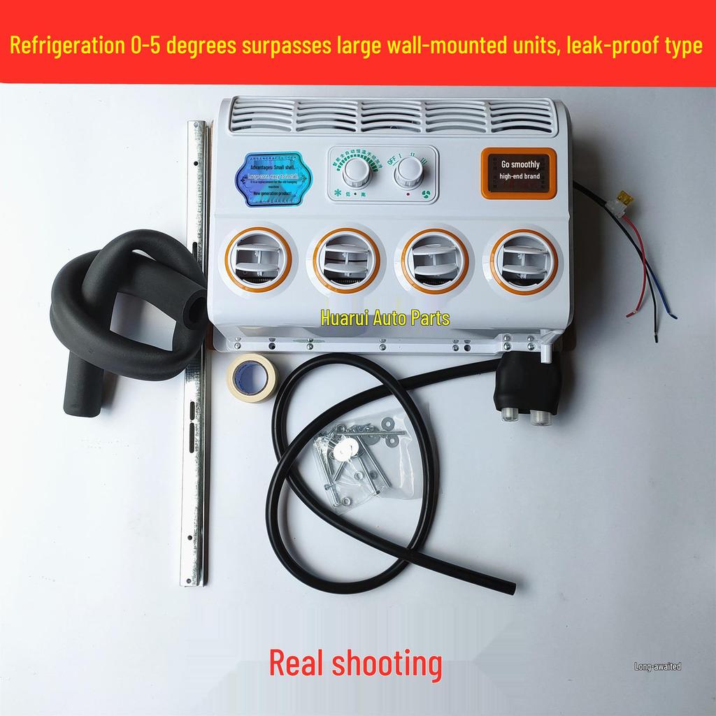 Universal 12V/24V Vehicle Air Conditioner Evaporator Assembly for Trucks
