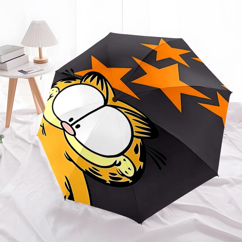 

Garfield Outdoor Umbrella - Automatic Opening & Closing, Foldable Design, 8-Rib Structure, Suitable for Fans, Travelers, Daily Use, Ideal Gi