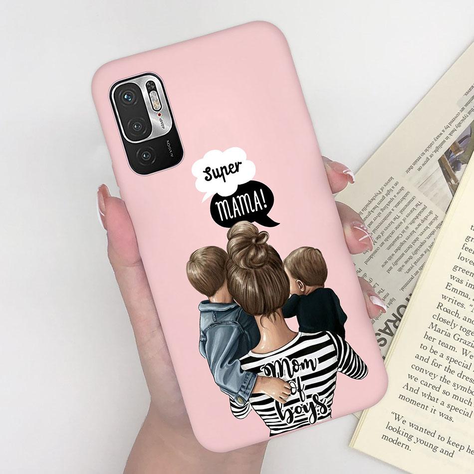 For Xiaomi Redmi Note 10 10T 11 SE 5G Case Pilot Cartoon Pattern Soft Silicone Back Cover For Xiaomi Poco M3 Pro 5G New Bumper