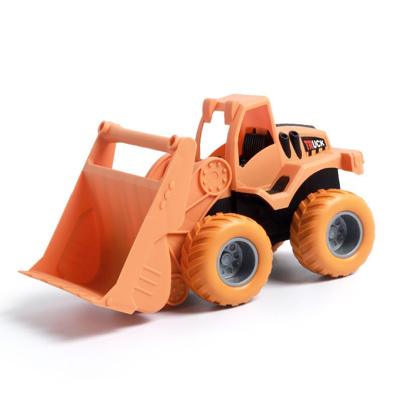 Excavator Bulldozer Transport Truck Mixer Truck Kid Toy With Movable Joints For Toddler Play