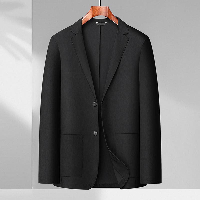 

Мужская куртка из дышащего шелка больших размеров - коллекция весна/лето 2024 г. 190 (190-210 jin) чёрный