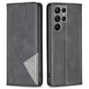 For Samsung Galaxy S24 Ultra Case Magnetic Closing PU Leather Phone Cover with Card Slots