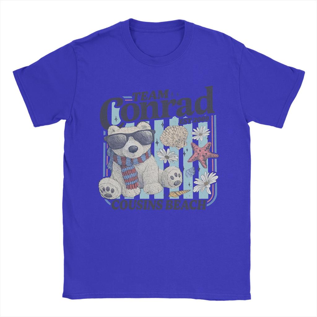 Conrad Fisher The Summer I Turned Pretty T-Shirt for Men  Leisure 100% Cotton Tee Shirt Round Neck Short Sleeve T Shirts