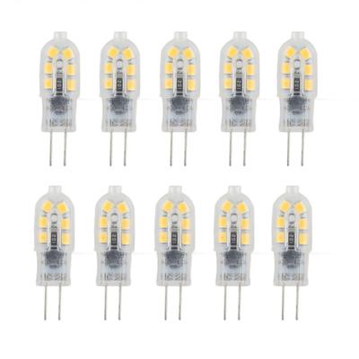 10er-Pack G4 2835 LED-Lampe Transparente LED-Lampe Stecker in Glühbirne AC220V für Camper-Schrank