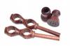 Double Wooden Bracket for Curtain Rod Diameter 28 Mm Mahogany 2 Pcs