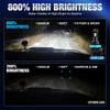 2 st 30000LM H11 LED-strålkastarlampor Mini Turbo HB3 HB4 LED H8 9005 9006 70W Bil Dimljus Strålkastare Auto Plug&Play Lampa 6500K Vit