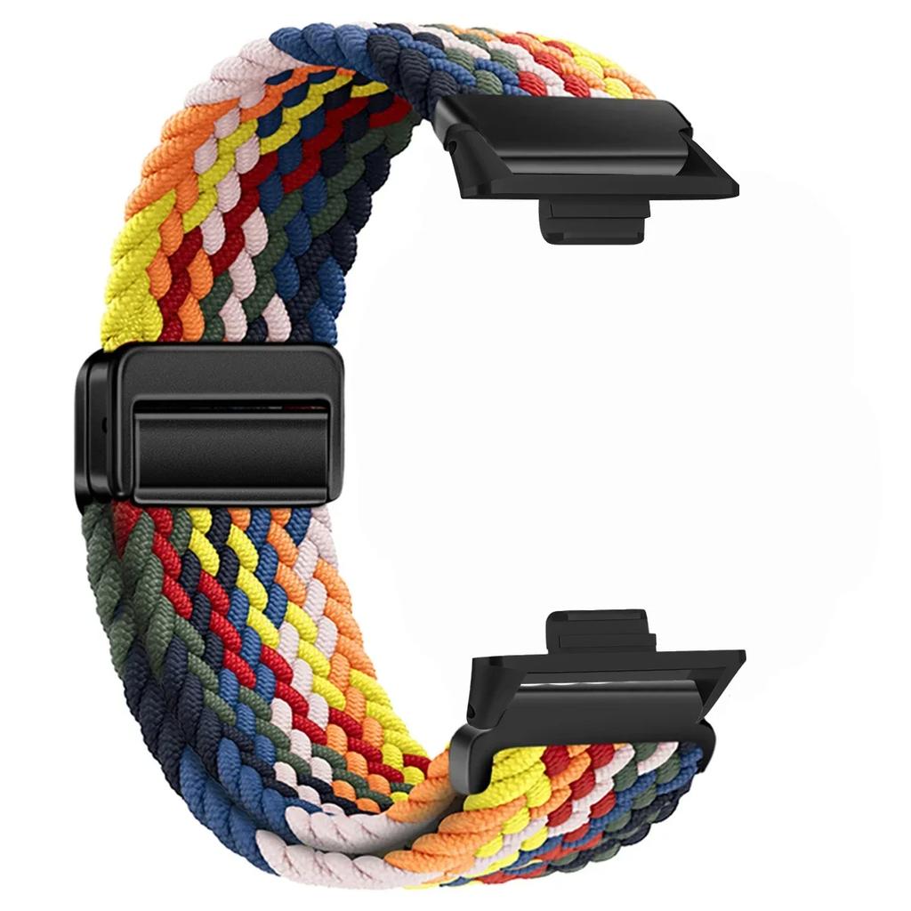 Magnetic Braided Nylon Loop Band for Xiaomi Redmi Watch 5 4 Strap Adjustable Sport Replacement Correa Bracelet Mi Band 9 8 Pro