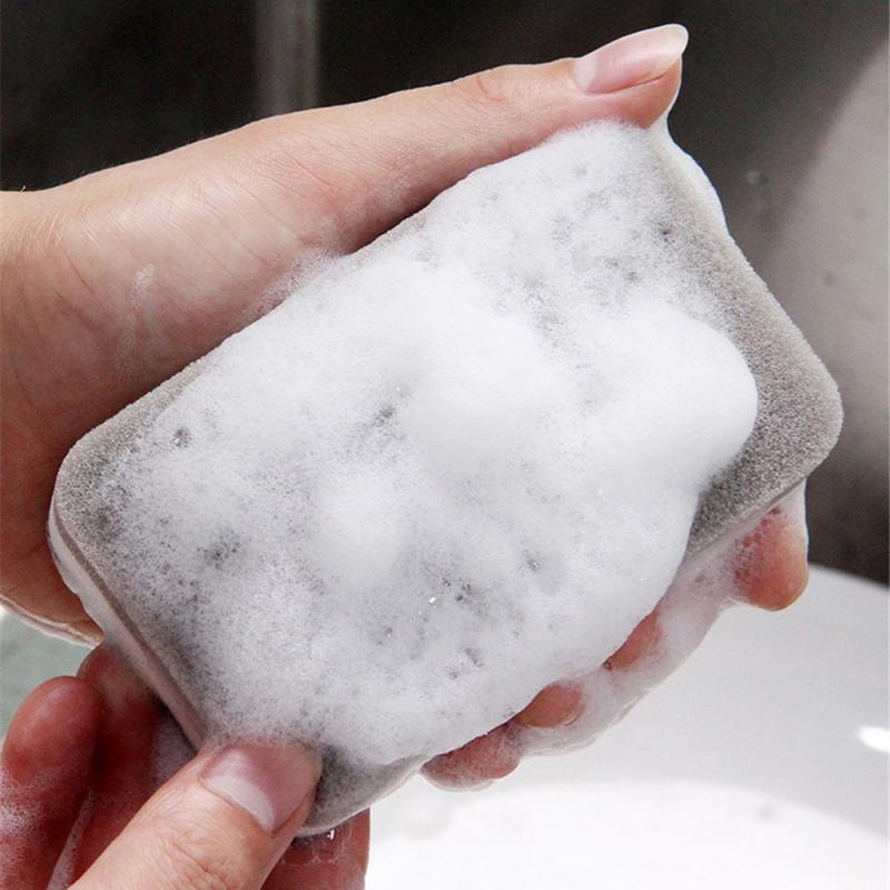 Thickened Absorbent Block Double-sided Easy To Clean Durable Water Absorption Can Be Reused Double-sided Sponge Practical Trend