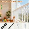 Plastic Pet Balcony Protective Net Bite Resistant Cat Safety Net Cat Window Sill Fence  Patio