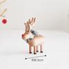 Nordica Nisse Christmas Wooden Reindeer Doll Brown Scarf