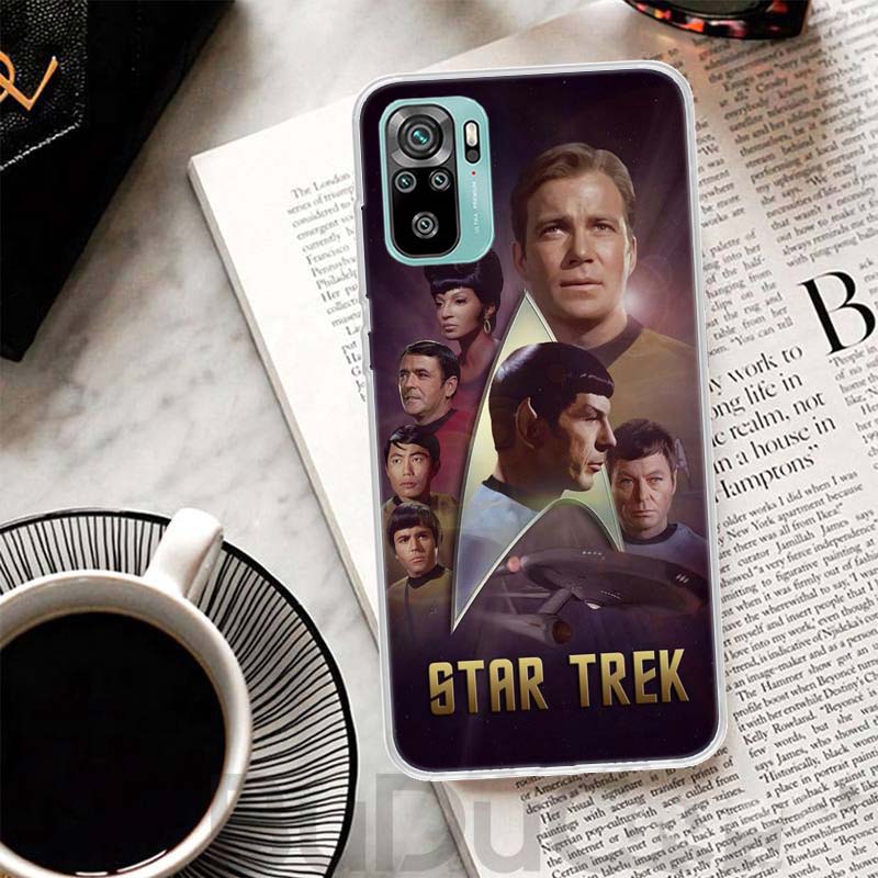 Star Movie T-Trek Cover For Xiaomi Redmi Note 10 9S 9 8T 8 Pro 7 5 Mi 9T 10T 11T 12T 11 12 Lite 12X A3 A2 A1 Print Coque