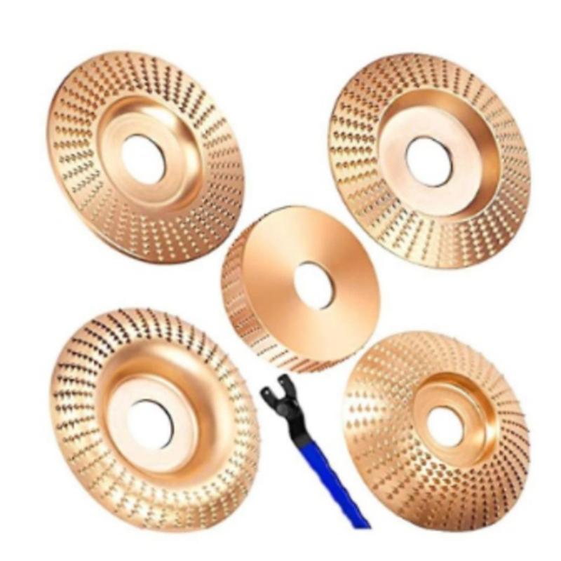 

Hexagonal Plate Angle Grinder Accessories set Steel Wood Carving Wheel set for Efficient Wood Shaping & Carving Tasks