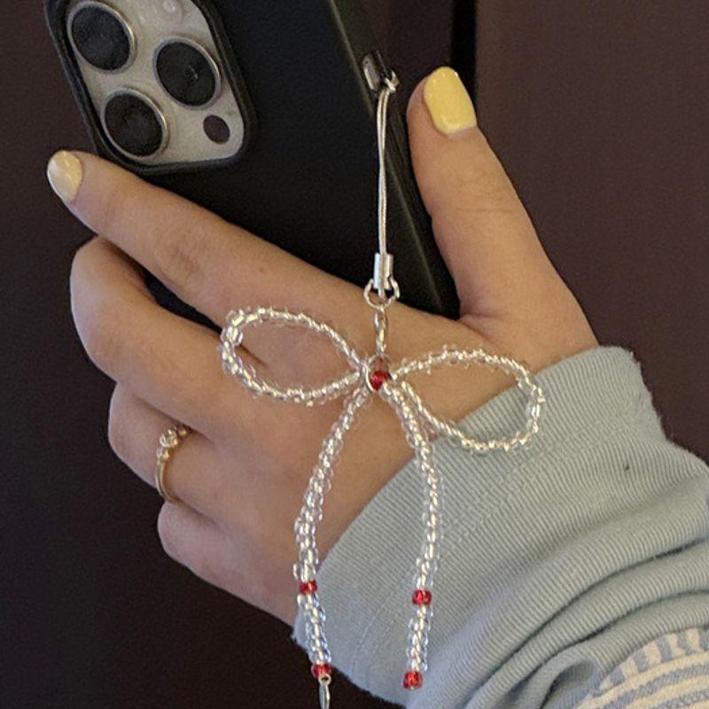 

VARISONC Beads Red Ribbon Strap & Keyring One red ribbon - strap