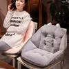 Winter Plush Thickened Husky Puppy Dinosaur Cute Bench Seat Fully Wrapped Warm Cushion Cushion Dormitory Cushion