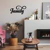 Wrought Iron Metal Word Wall Sign Cursive Decorative Accent Hanging Art Home Decor Living Room Bedroom Gift