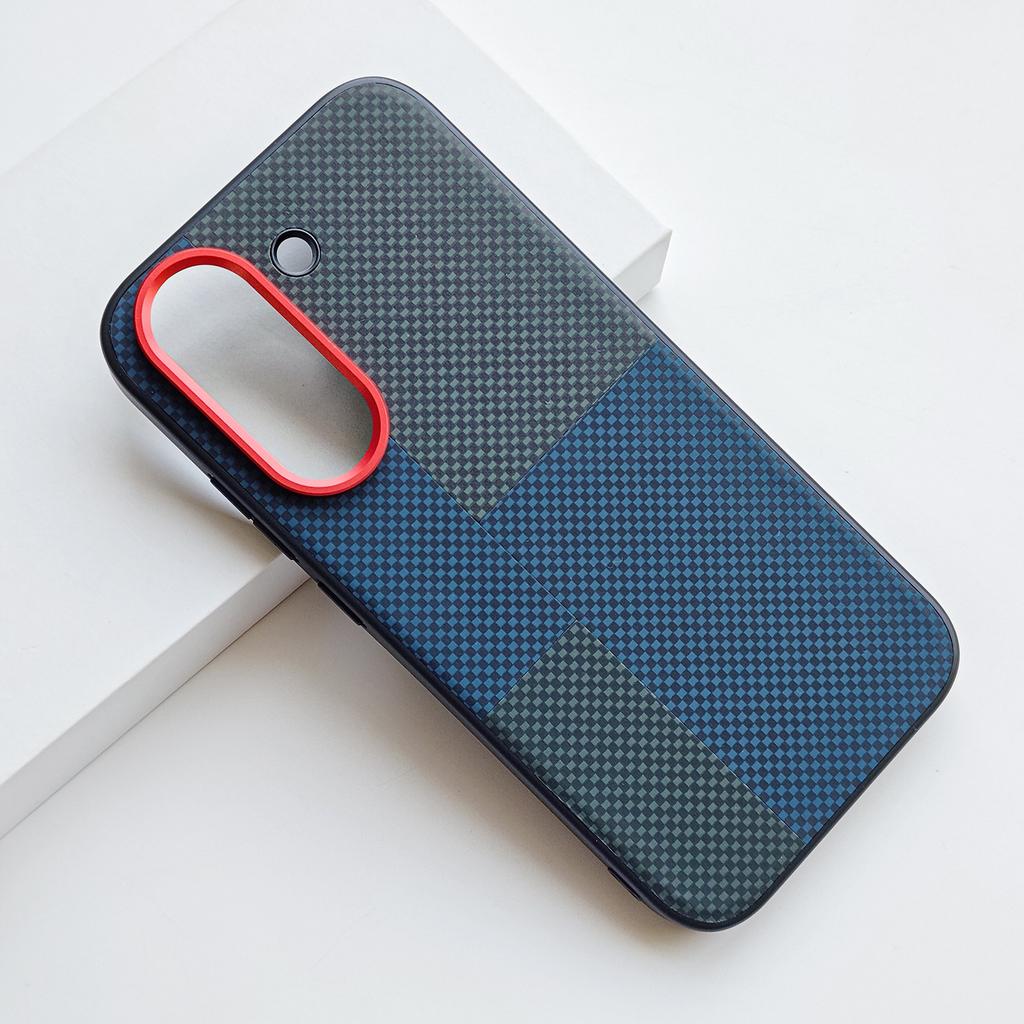 Pro POCO X8 Pro Max Redmi Turbo 5 Max Pouzdro Kevlarová Aramidová Vláknina Textura Ochrana proti otiskům Prstů Kožené Nárazuvzdorné Kryt