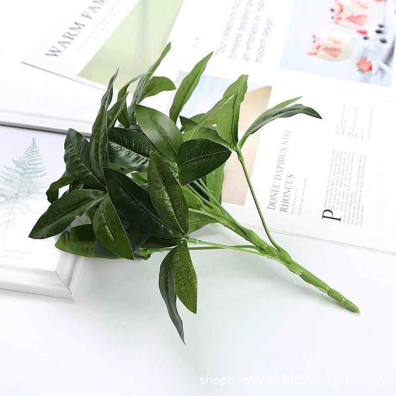 Simulation Plant Wall Green Plant Background Wall Flower Arrangement With Material Fake Flower Green Dill Living Room Small Potted Plant Decorative