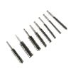 8PCS Pipe Brush 304 Stainless Steel Hex Shank Bore Cleaning Brushes Set for Deburring