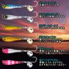 KOKO Lures TG Metal Jig for Bluefish and Spanish Blade Jig with and Set of 3 Sea Bass Flounder Spin Tail Magic Blade Mackerel, Tungsten, 30g, 40g,