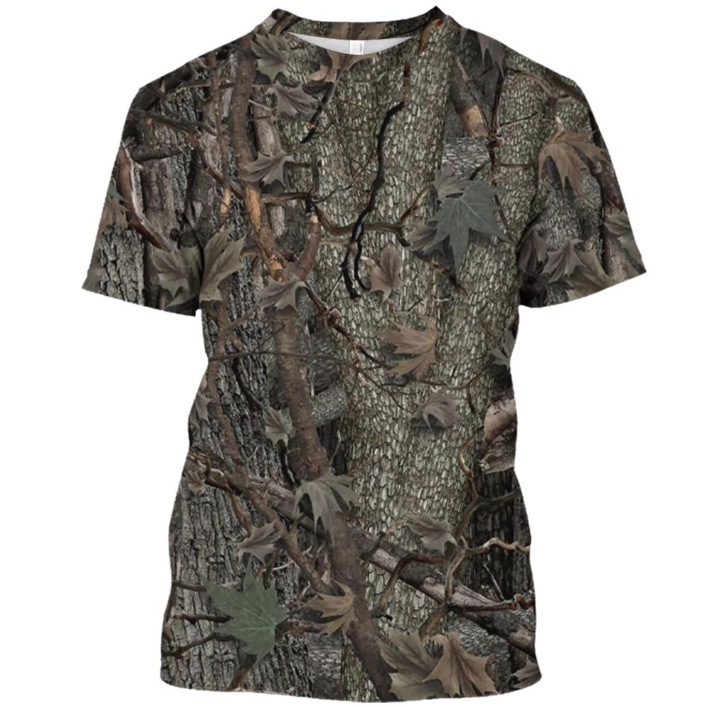 Jungle Camouflage Short Sleeve T-Shirt Men'S Funny Pullover 3d Printed Male Clothing Daily Top New Fashion Summer Oversized Tees