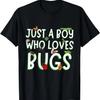 Just A Boy Who Loves Bugs Beetle Collecting Hunter Bug Lover T-Shirt