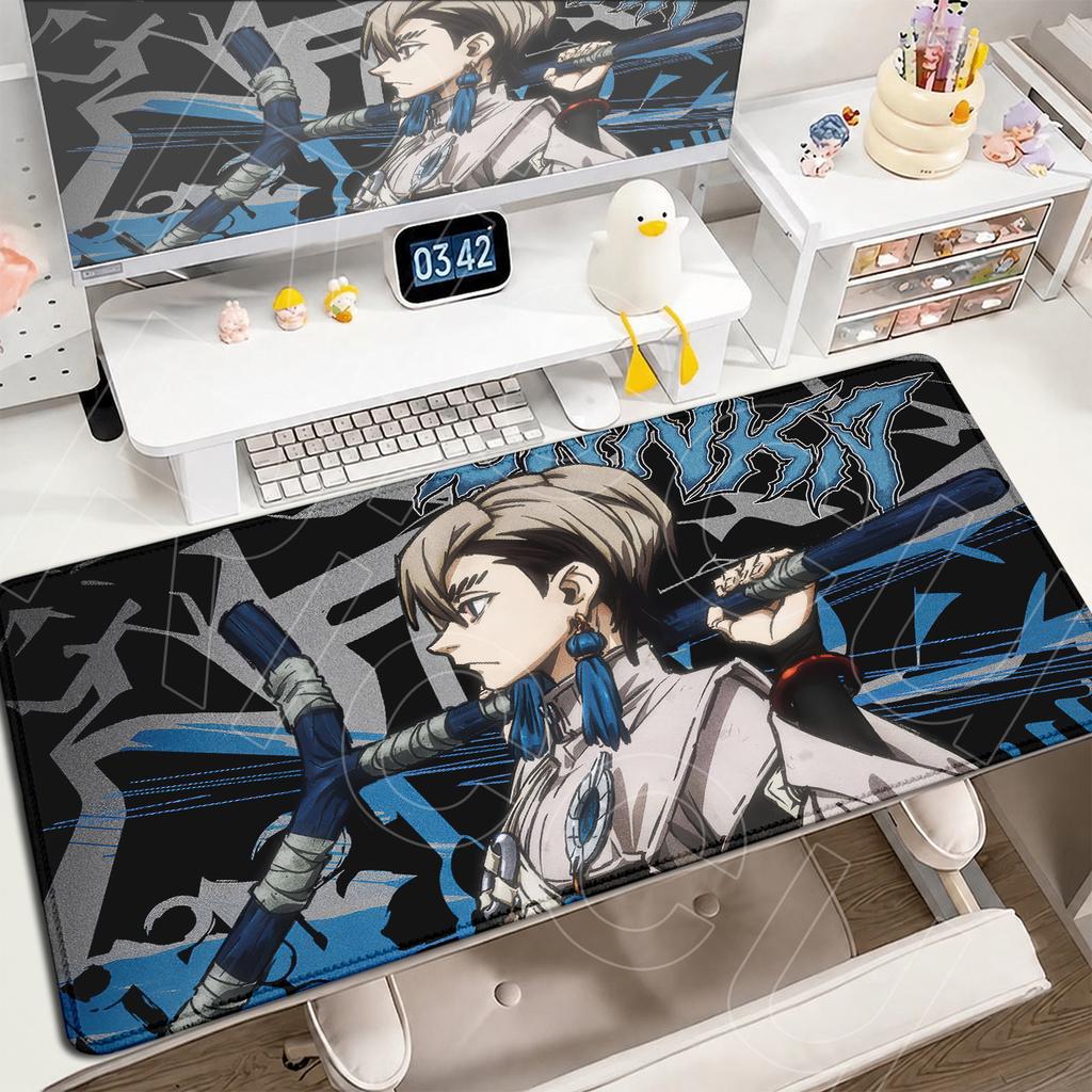 Hd Printing Computer Keyboard Mat Anime Gachiakuta Rudo Surebrec Large Gaming Mousepad Pc Office Accessories 900x400mm Table Rug