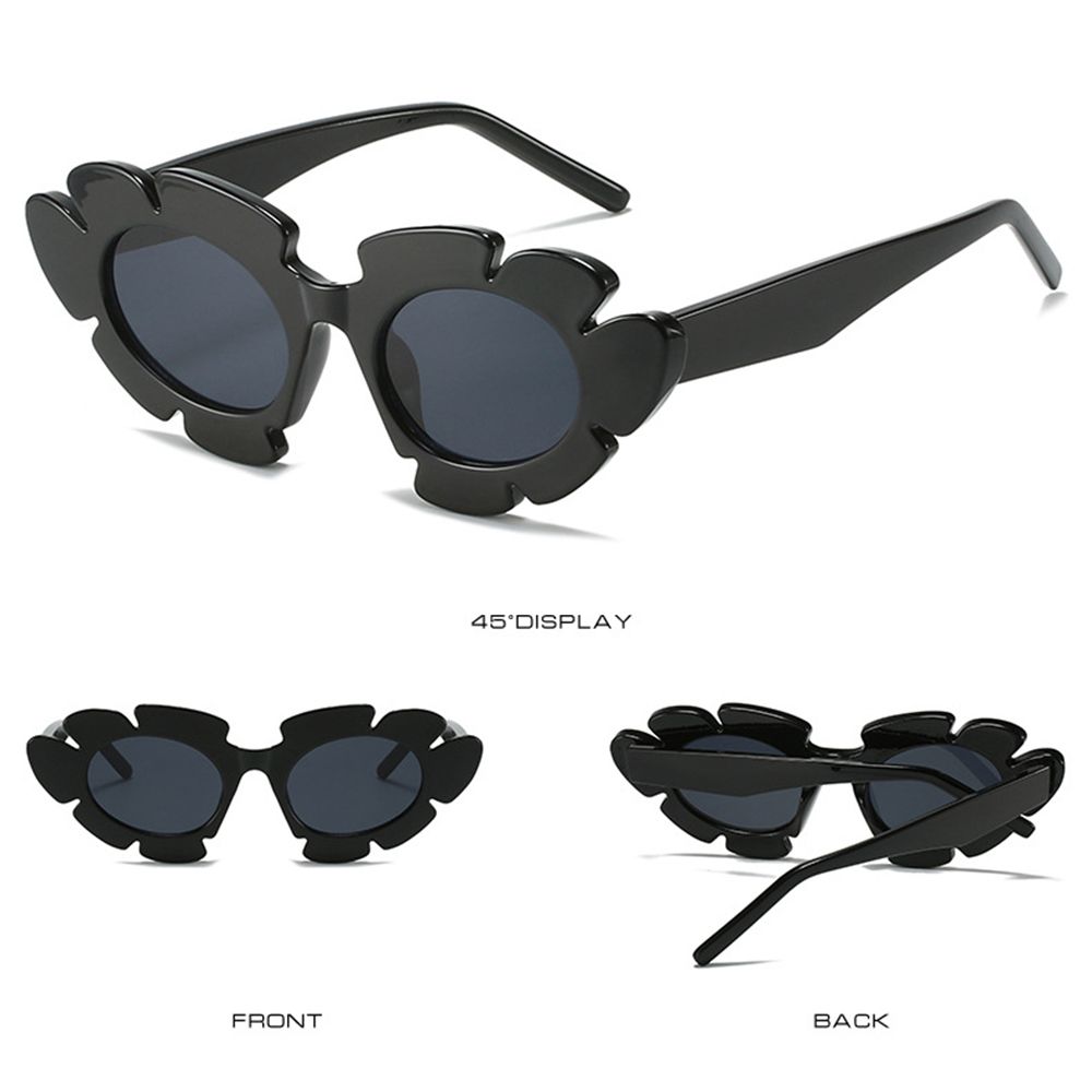 Street Shades Eyewear Beach Glasses Cat Eye Sunglasses Flower Shape Sun Glasses