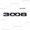Metal For w333 2008 3008 4008 5008 208 308 408 508 Tricolor Emblem Car Sticker Letter Badge Decal Body Rear End Trunk Decor 333w