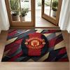 Manchester United Design Kristall Samt Teppich Weiche Dekorative Matte für Schlafzimmer Eingang