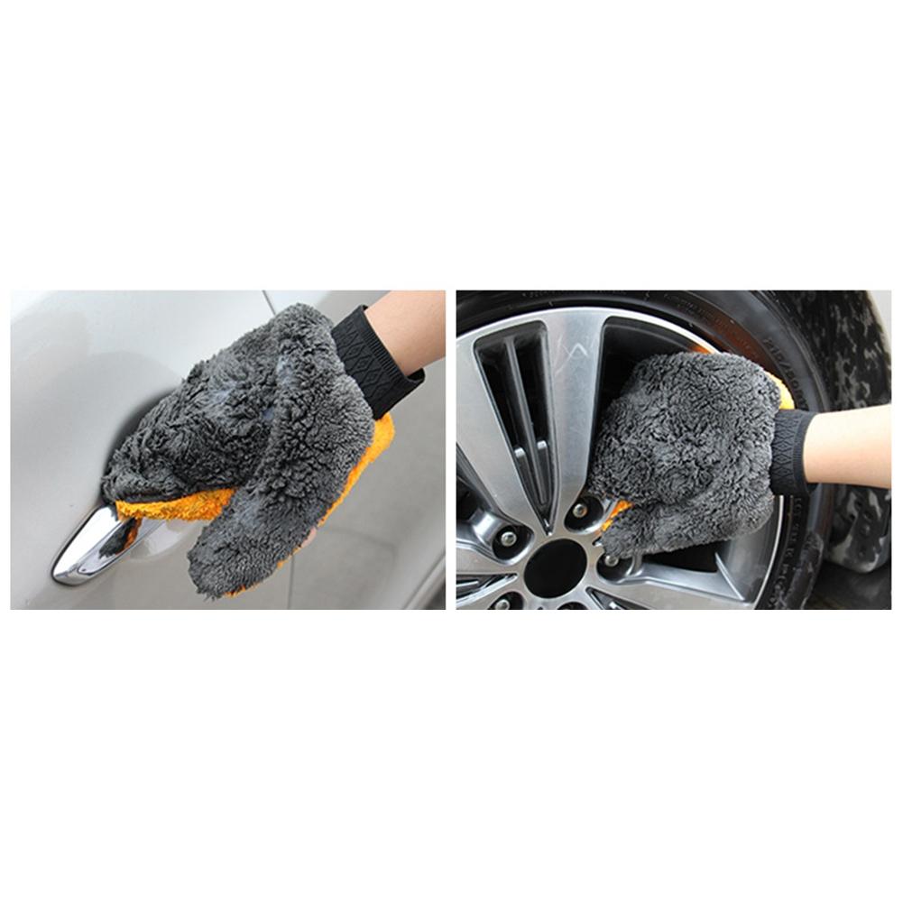 1pc Car Wash Brush Coral Fleece New Auto Accessories
