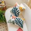 INS Pastoral Style Embroidered Cushion Fresh Couch Pillow Lumbar Support Pillow Bedside Office Cushion